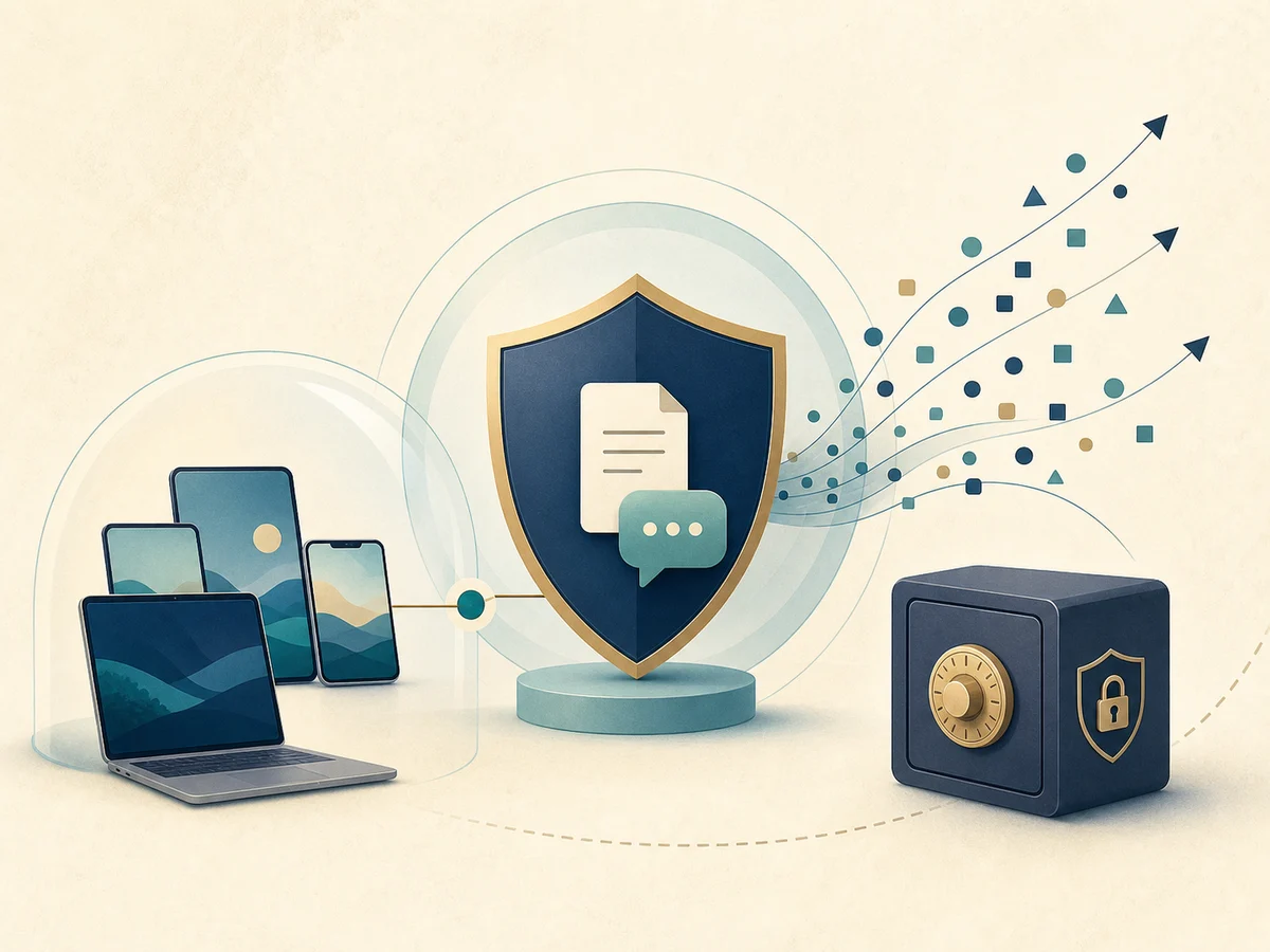 Privacy-first digital estate planning with minimal data collection